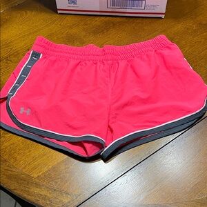 Under Armour Women's Bright Pink Athletic Shorts